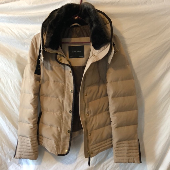 zara puffy coat